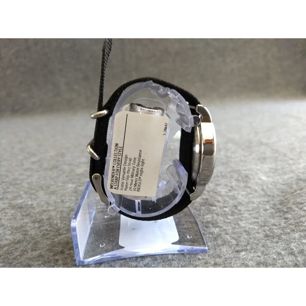 Timex‎ Indiglo Weekender Watch Easy Reader T2N647 Water Resistant Military NEW